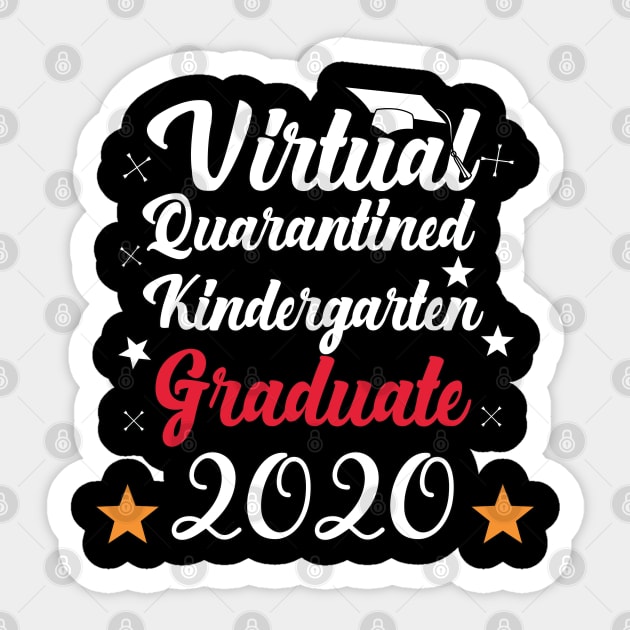 Virtual Quarantined kindergarten graduate 2020 Sticker by soufibyshop